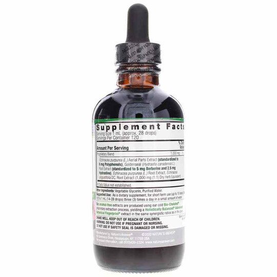 Echinacea Goldenseal Extract Alcohol-Free, NAN